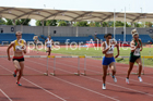 Senior womens 400 metres hurdles, Northern Senior and Under-20s Champs., Sports City, Manchester. Photo: David T. Hewitson/Sports for All Pics